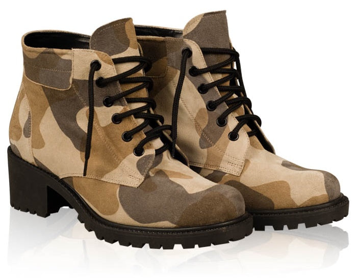 Bocanci dama piele Dreamer N15 Camuflaj - orice culoare