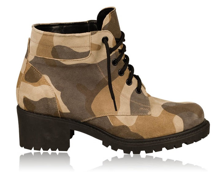 Bocanci dama piele Dreamer N15 Camuflaj - orice culoare