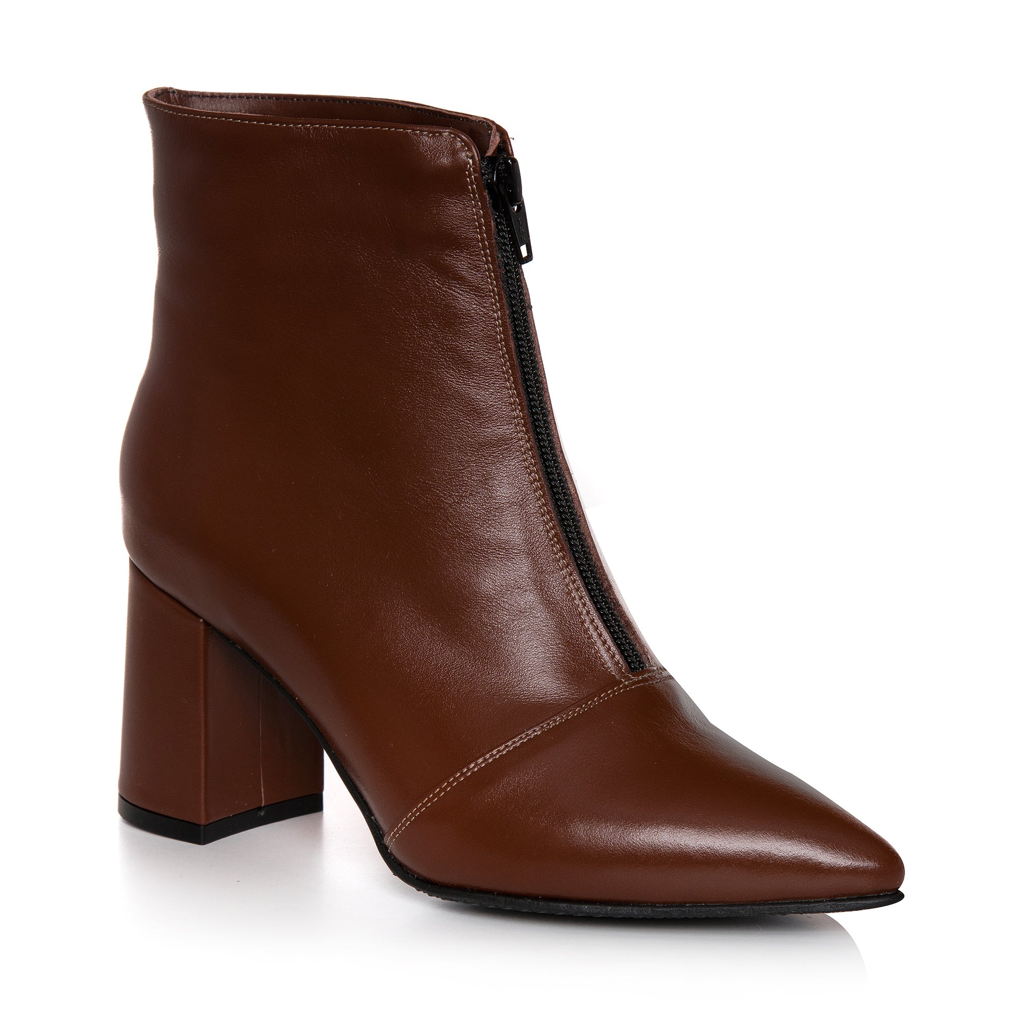 Botine Piele Maro Comode Anabel L17 - Orice Culoare
