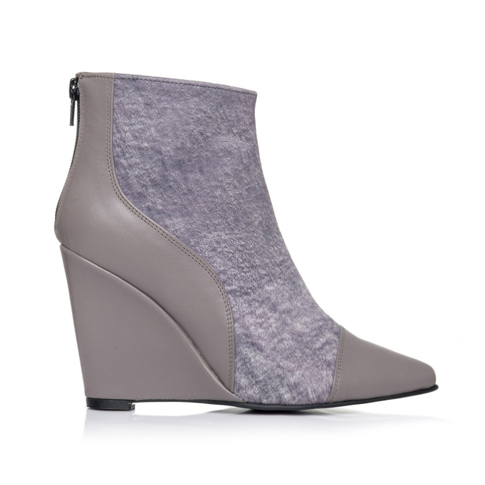 Botine Lara cu Platforma Gri I4- orice culoare