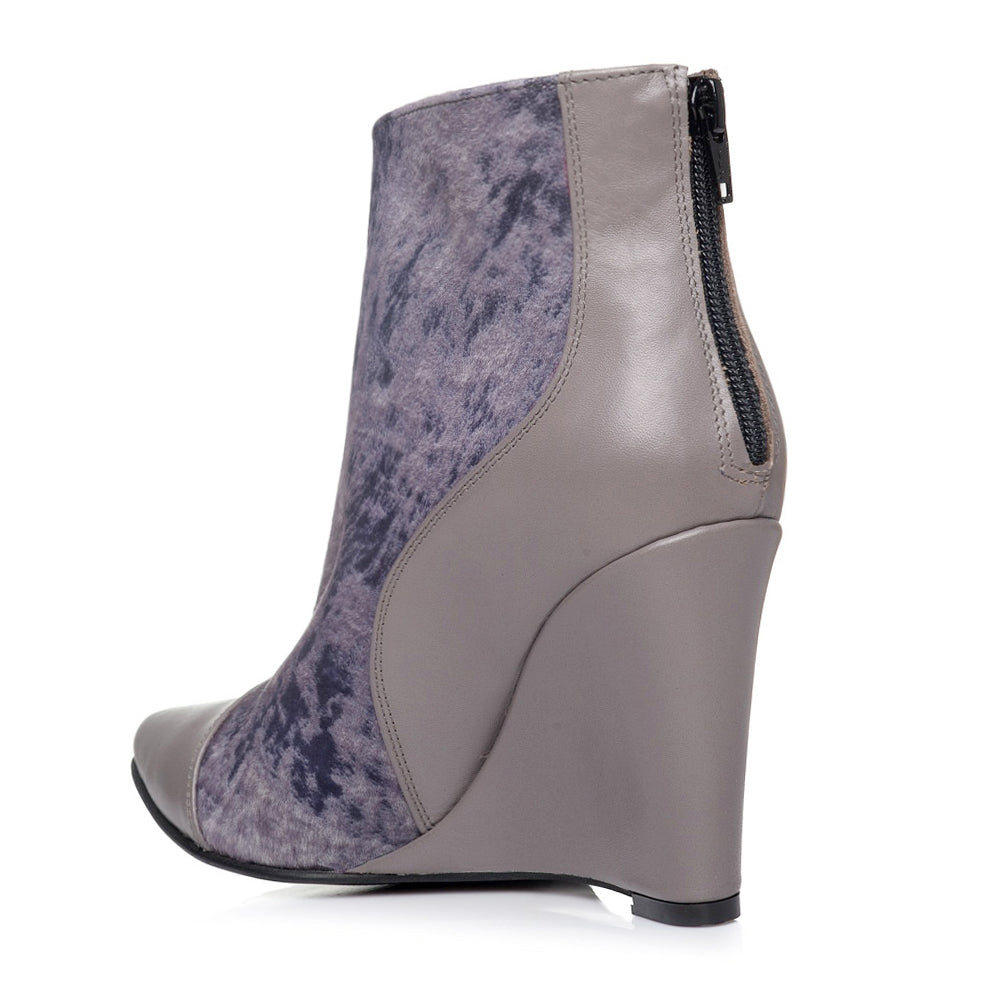 Botine Lara cu Platforma Gri I4- orice culoare