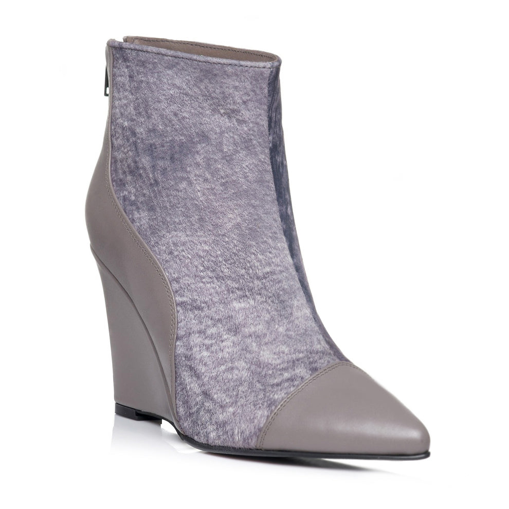 Botine Lara cu Platforma Gri I4- orice culoare