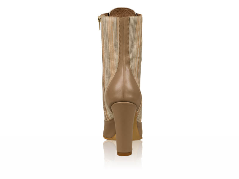 Botine Piele Capucino Clarice N5- orice culoare