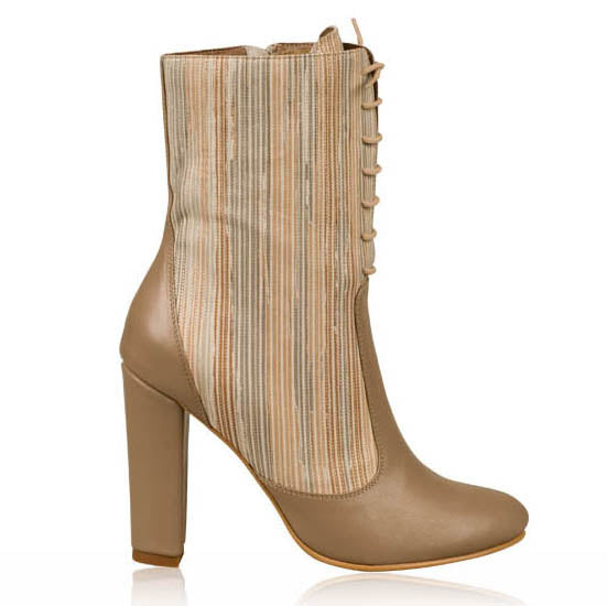 Botine Piele Capucino Clarice N5- orice culoare
