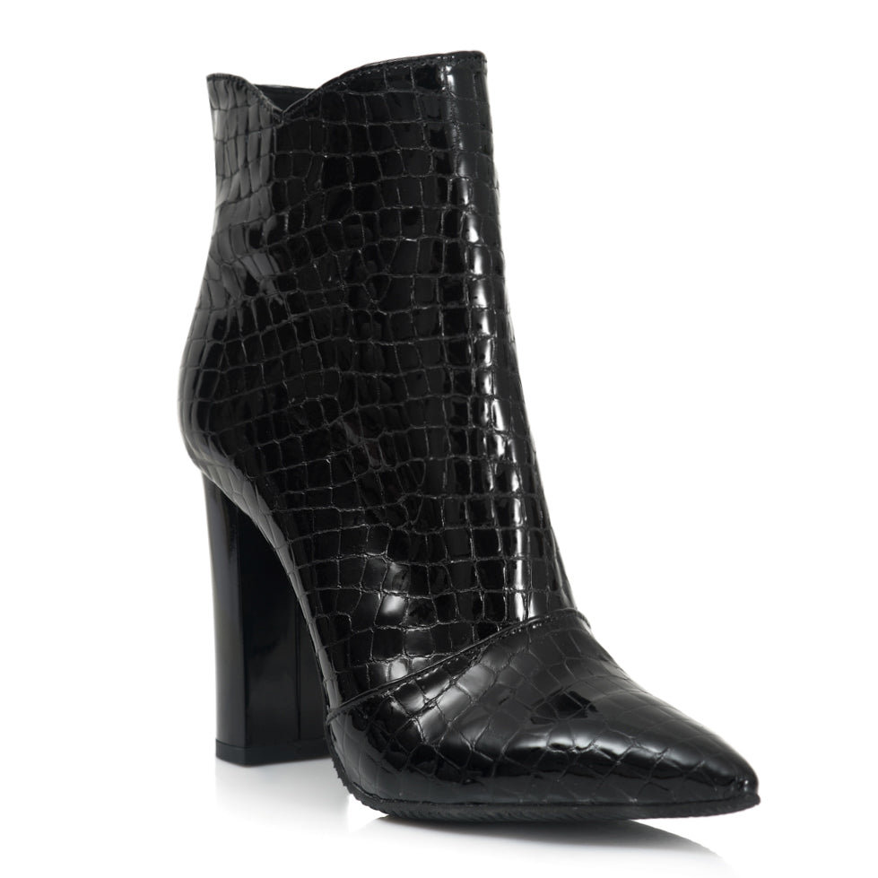 Botine Piele Intoarsa Negru Simplicity S10 - orice culoare