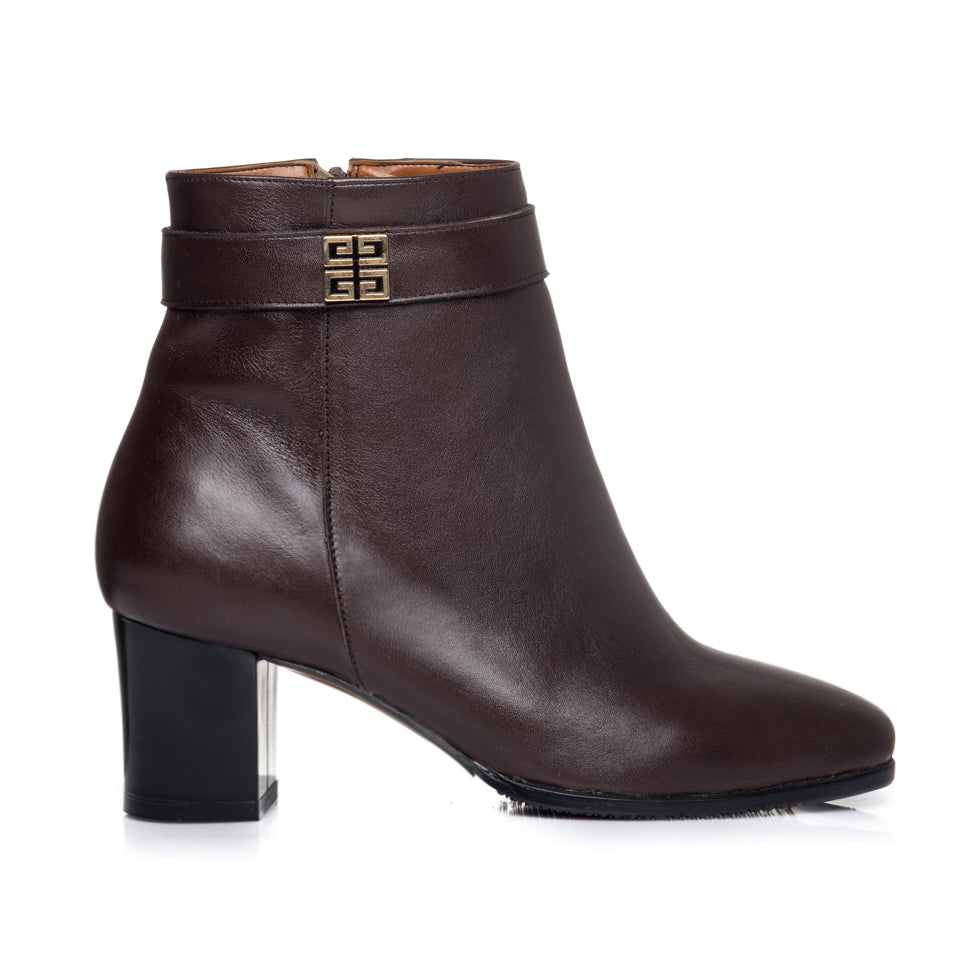 Botine piele Office Style  V15 - orice culoare