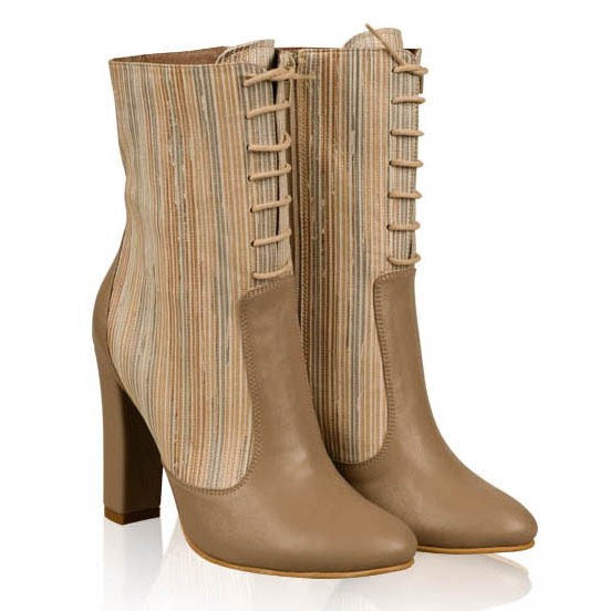 Botine Piele Capucino Clarice N5- orice culoare