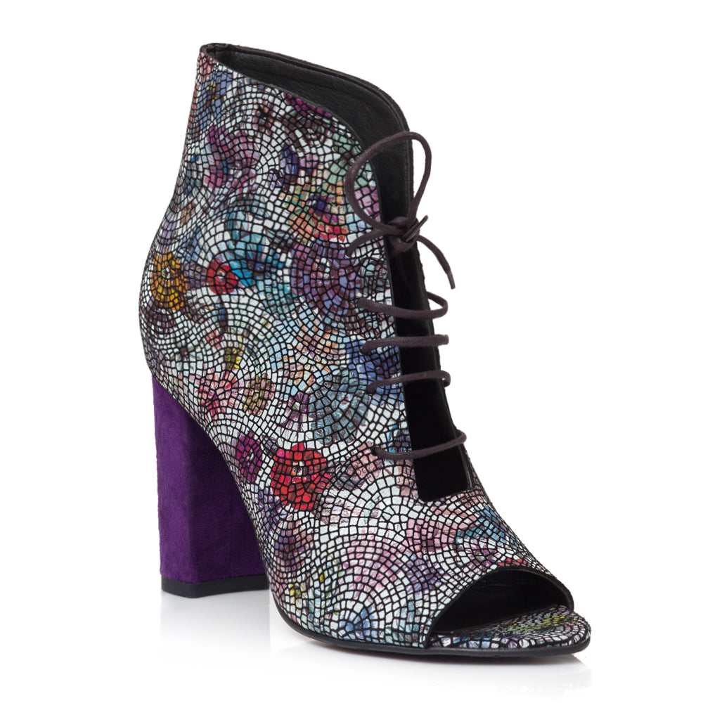 Botine decupate Piele Color Irene V44 - orice culoare