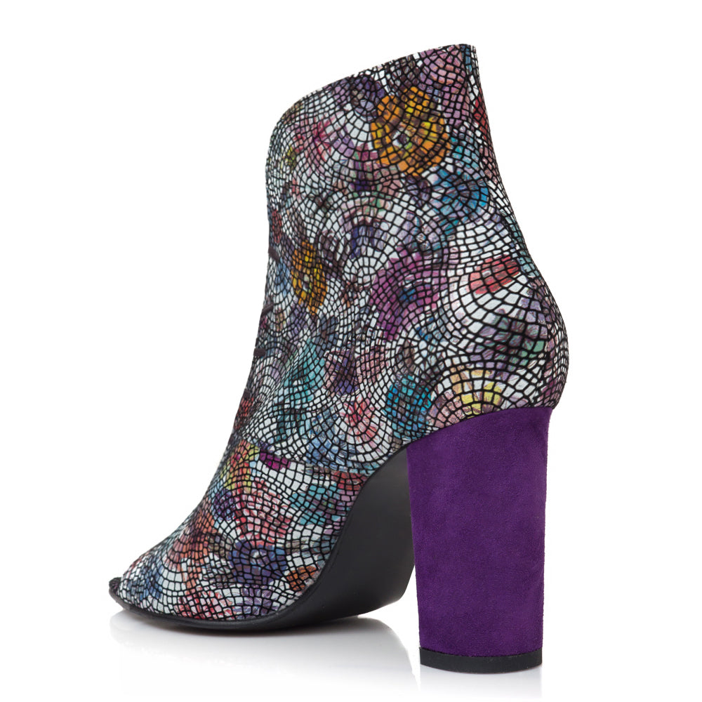 Botine decupate Piele Color Irene V44 - orice culoare