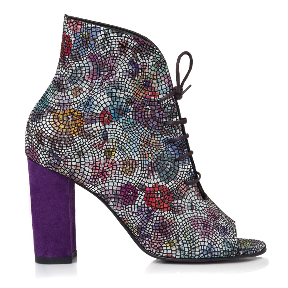 Botine decupate Piele Color Irene V44 - orice culoare
