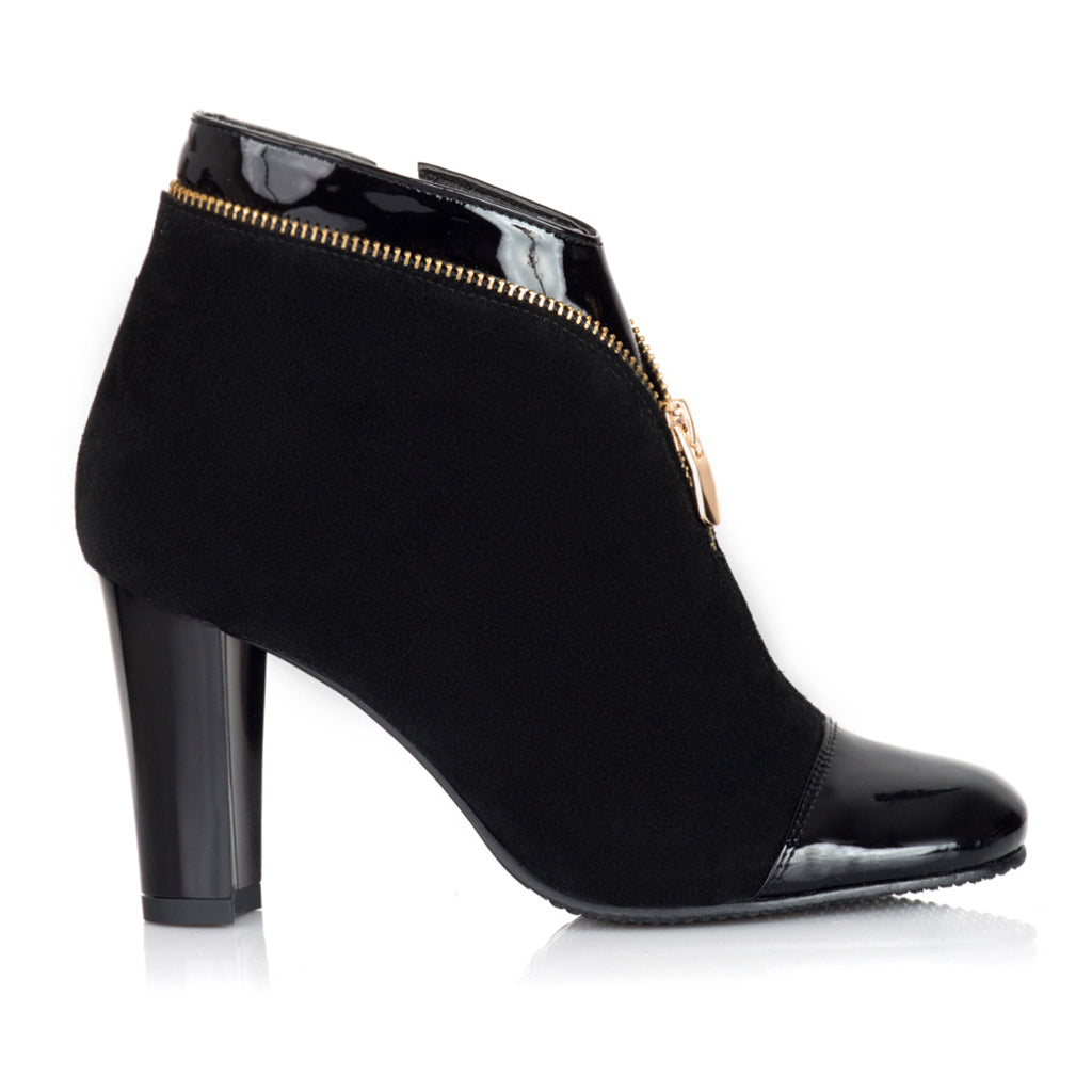 Botine Piele Elegante cu Fermuar V40 - orice culoare