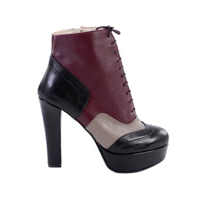 Botine Foxy cu siret piele naturala orice culoare trio