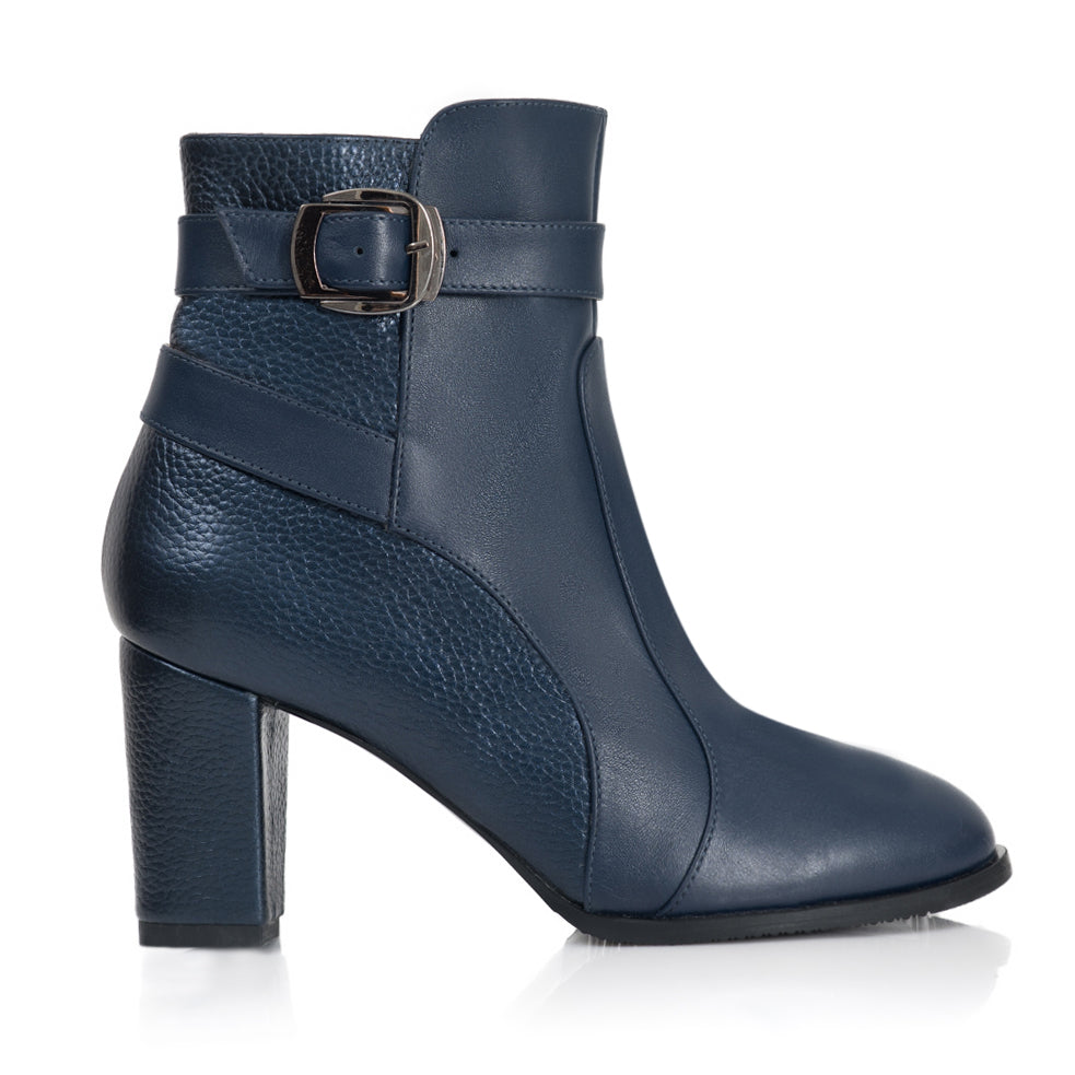 Botine Piele Bleumarin Alma T17 - orice culoare