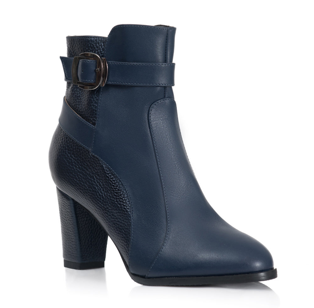 Botine Piele Bleumarin Alma T17 - orice culoare