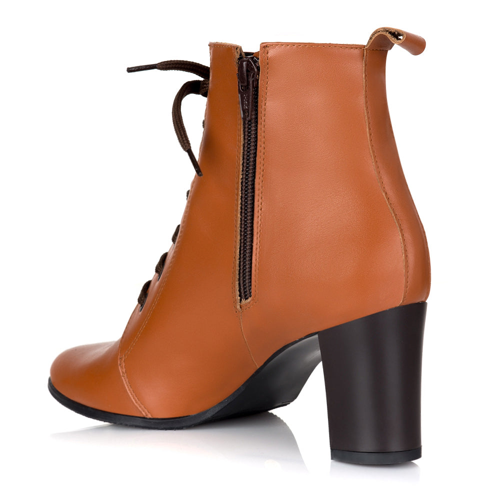 Botine piele naturala Camel Magda V35 - orice culoare