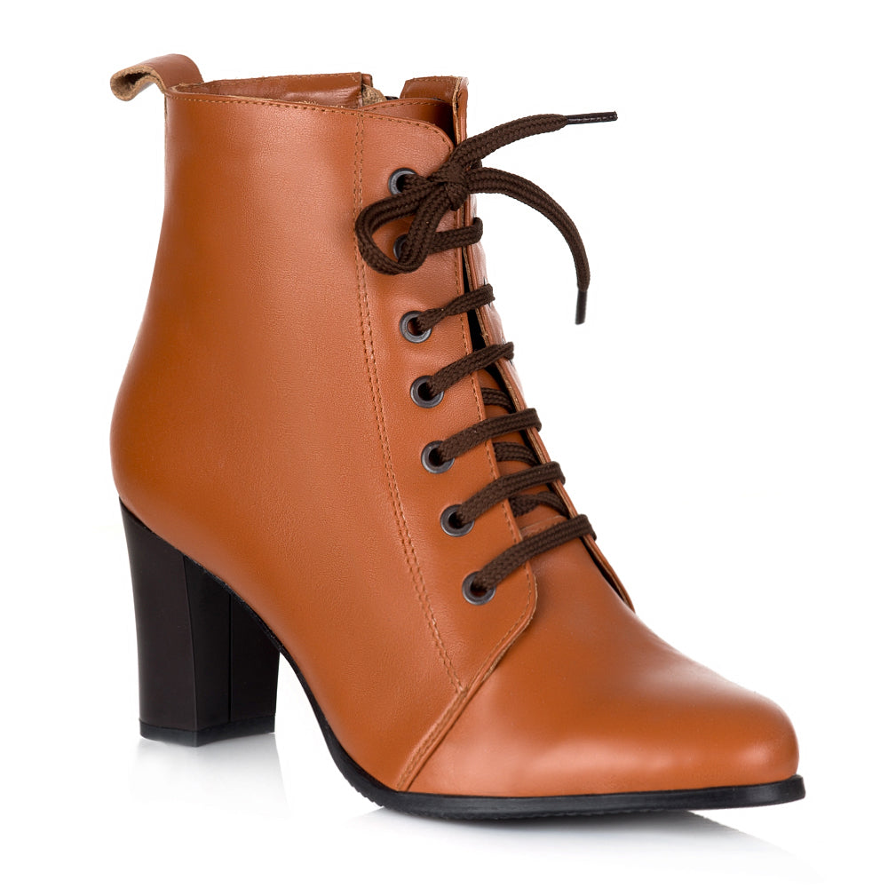 Botine piele naturala Camel Magda V35 - orice culoare