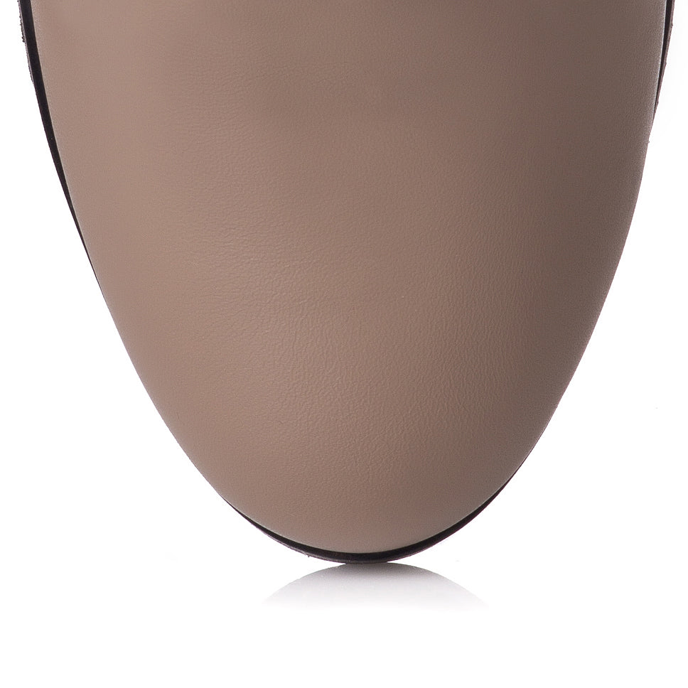 Botine Piele Capucino Caelia T1- orice culoare