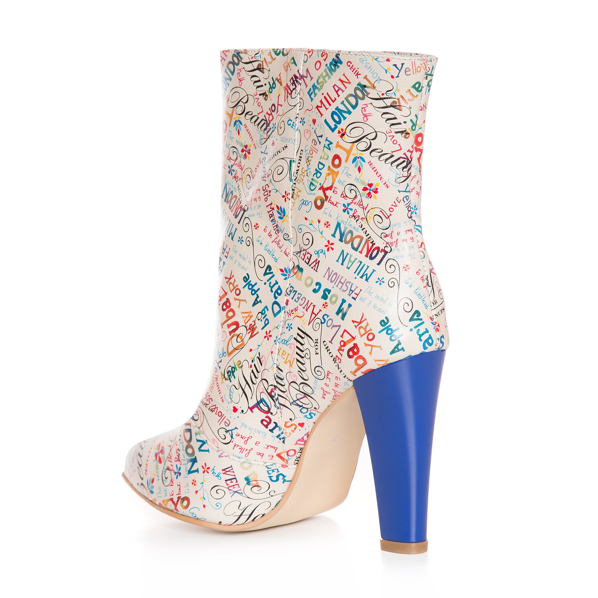 Botine Piele Color Anica L14  - Orice Culoare