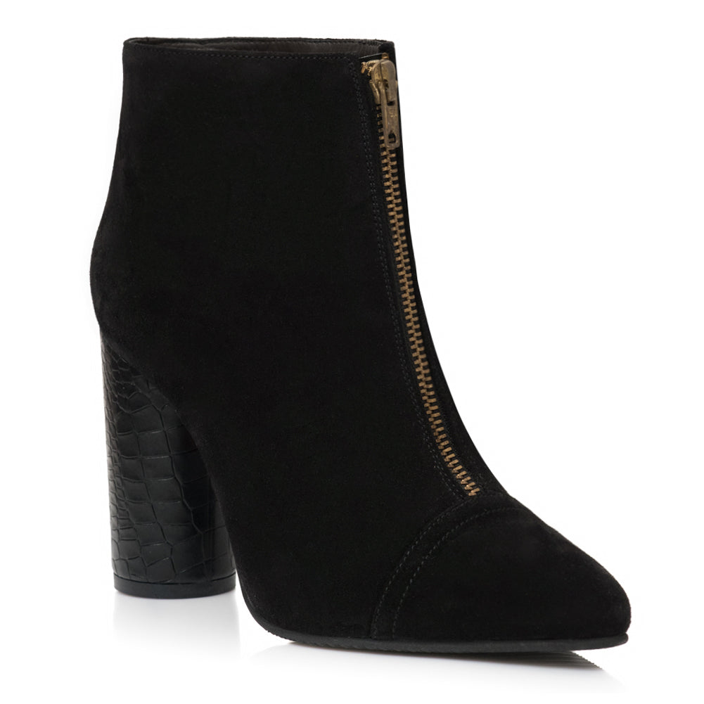 Botine Stiletto Toc Gros Rotund Martha E3  - Orice Culoare