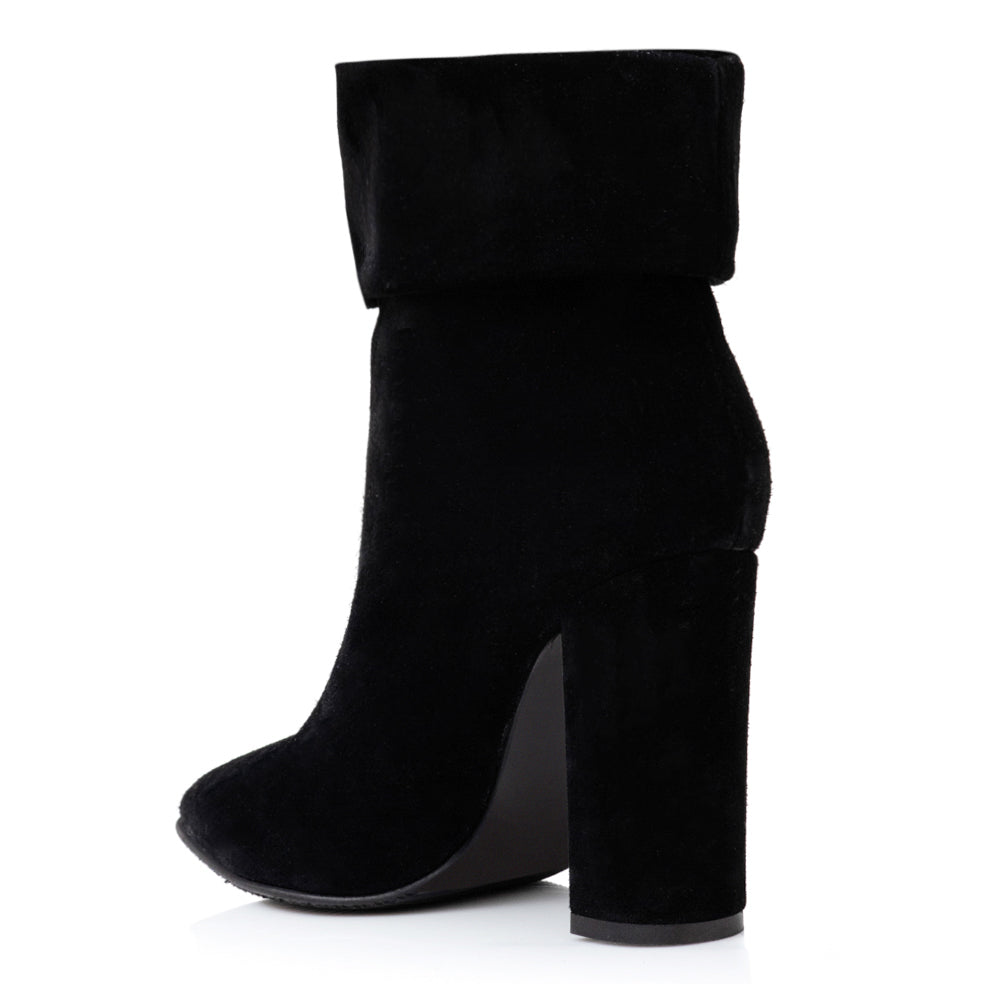 Botine Piele Intoarsa Negru Simplicity V15 - orice culoare