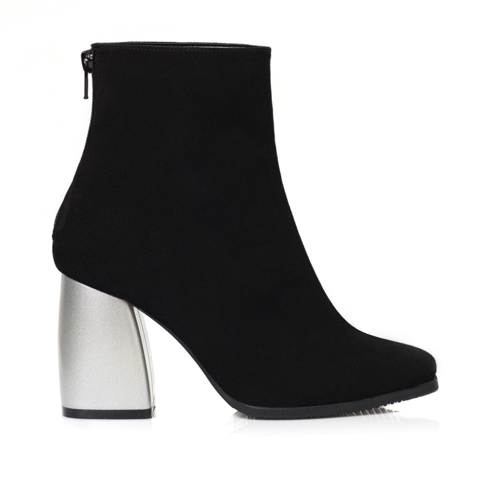 Botine Piele Intoarsa Negru C26 - orice culoare