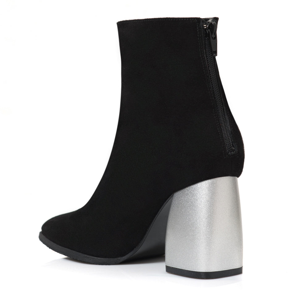Botine Piele Intoarsa Negru C26 - orice culoare