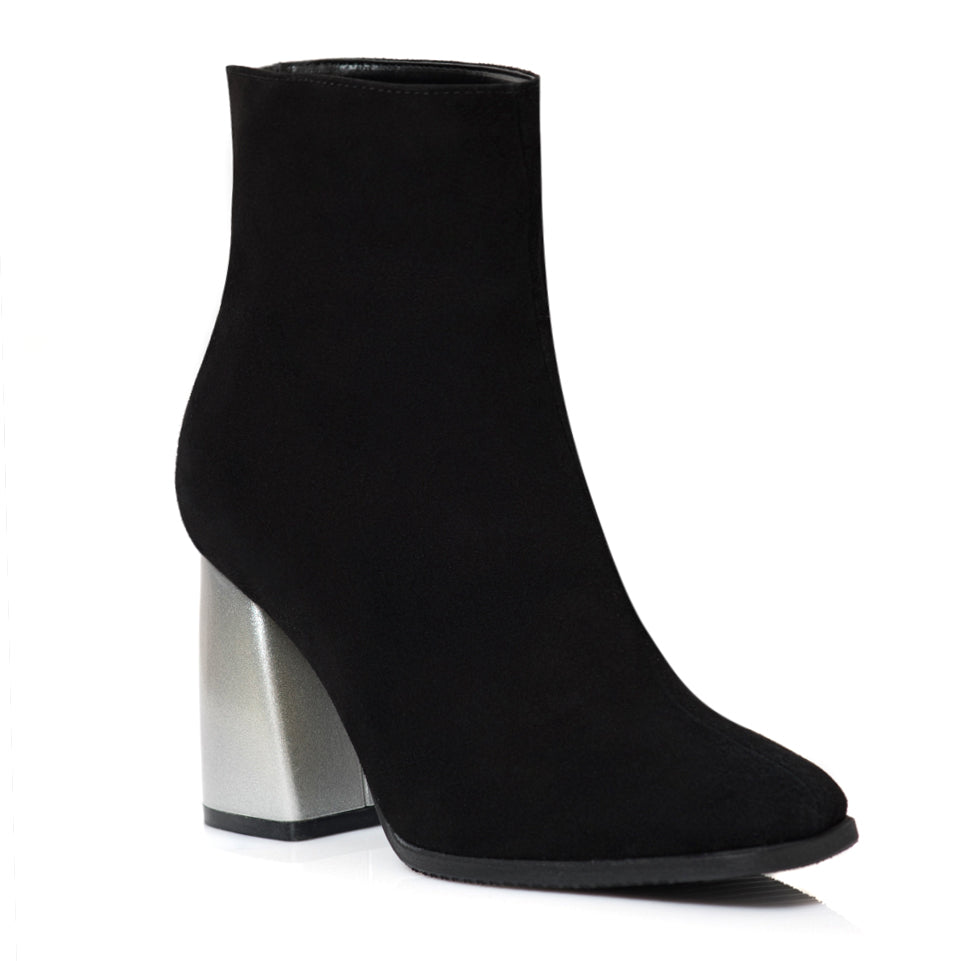 Botine Piele Intoarsa Negru C26 - orice culoare