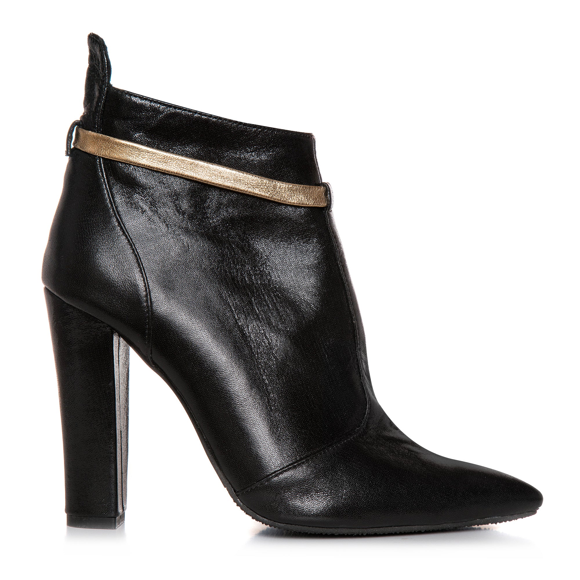 Botine Stiletto Piele Naturala Clame B1 - Orice Culoare