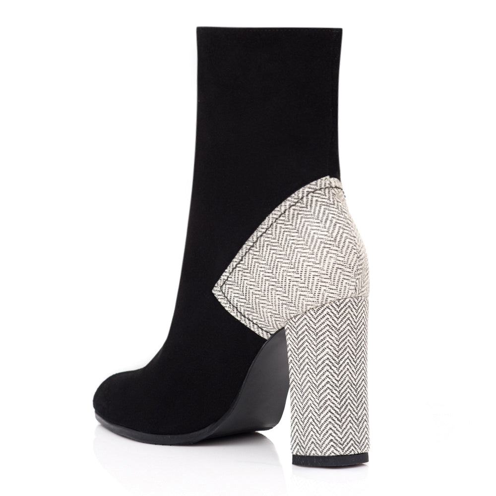 Botine Piele Cu Fermuar Jenifer C29 - orice culoare