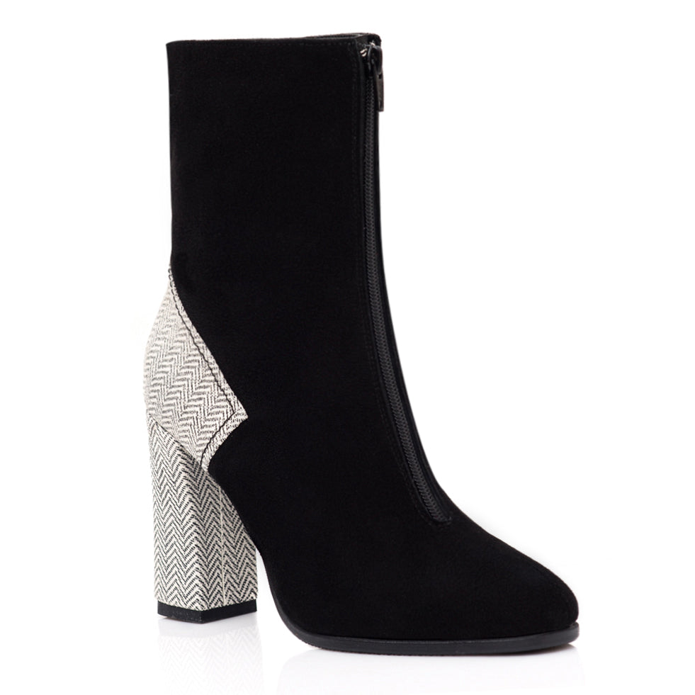 Botine Piele Cu Fermuar Jenifer C29 - orice culoare