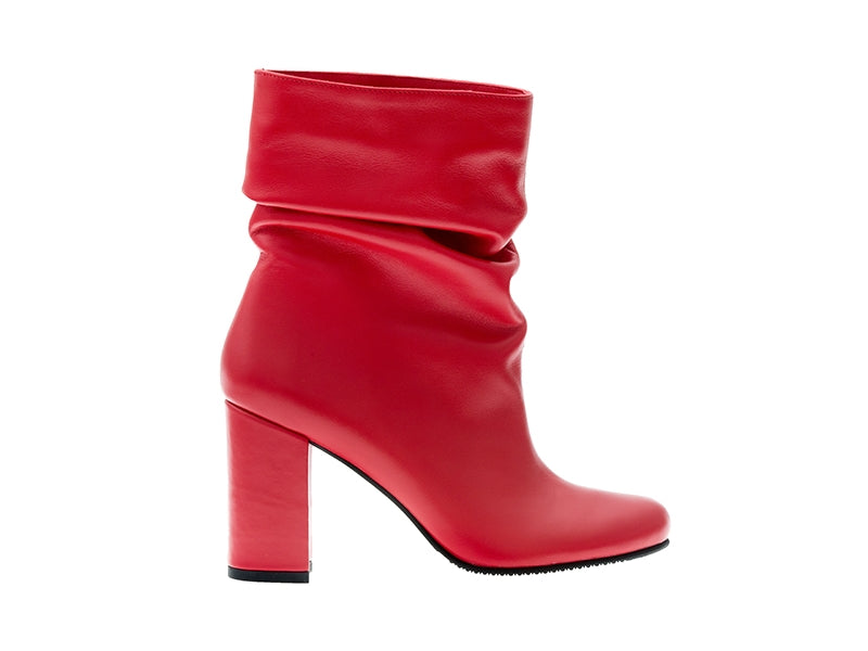 Botine Dama Piele Naturala Fronsate Casual N59