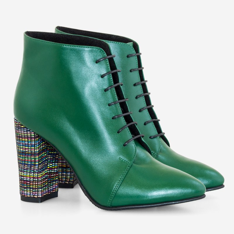 Botine Dama Piele Verde Sofia D11 - orice culoare