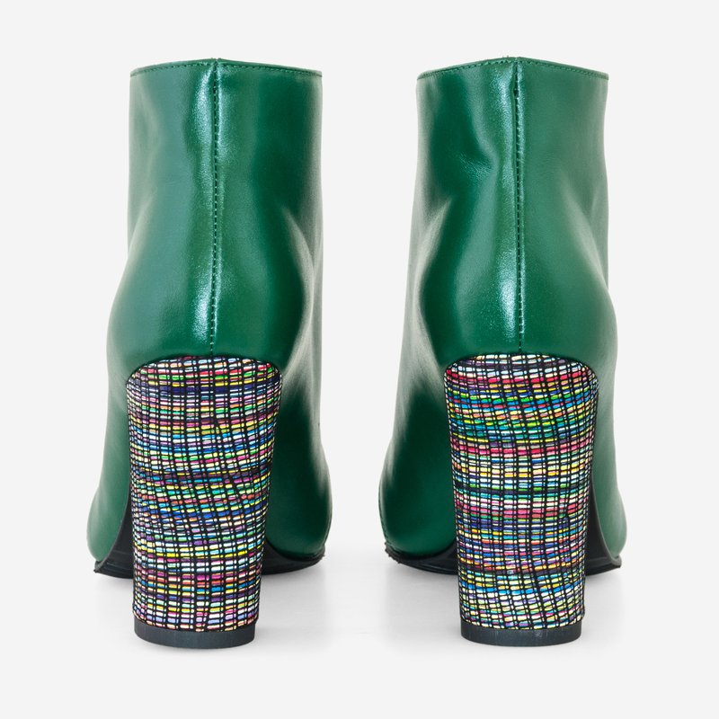 Botine Dama Piele Verde Sofia D11 - orice culoare
