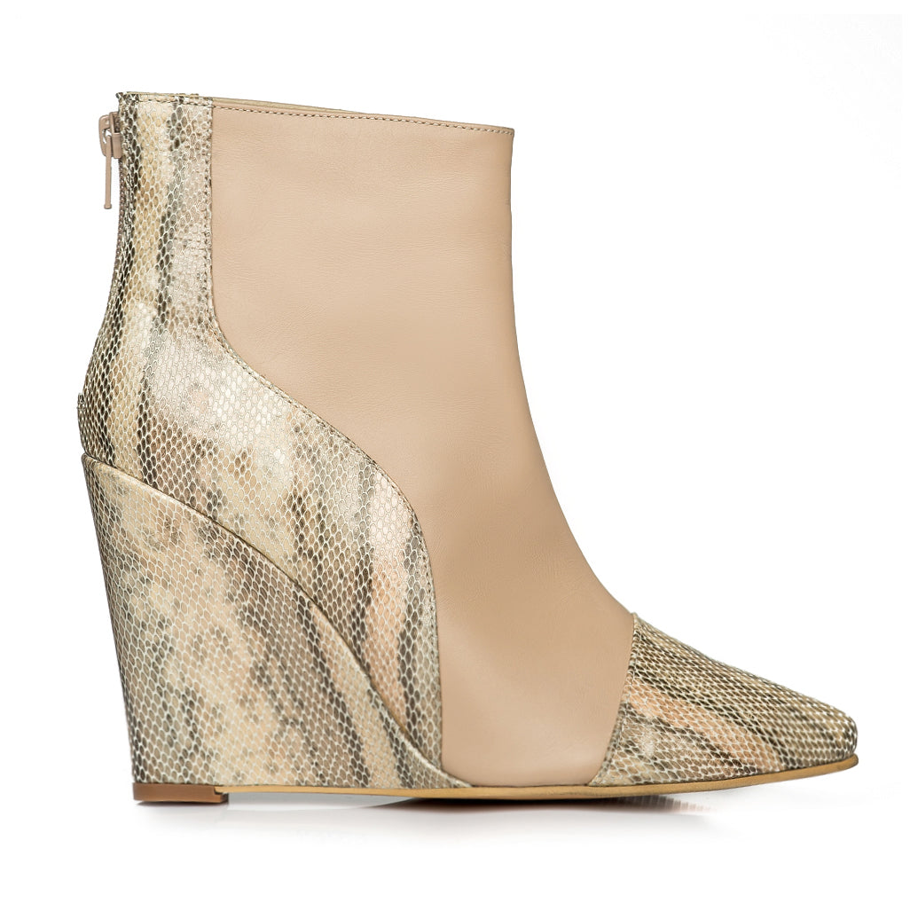 Botine Lara cu Platforma Gri I4- orice culoare