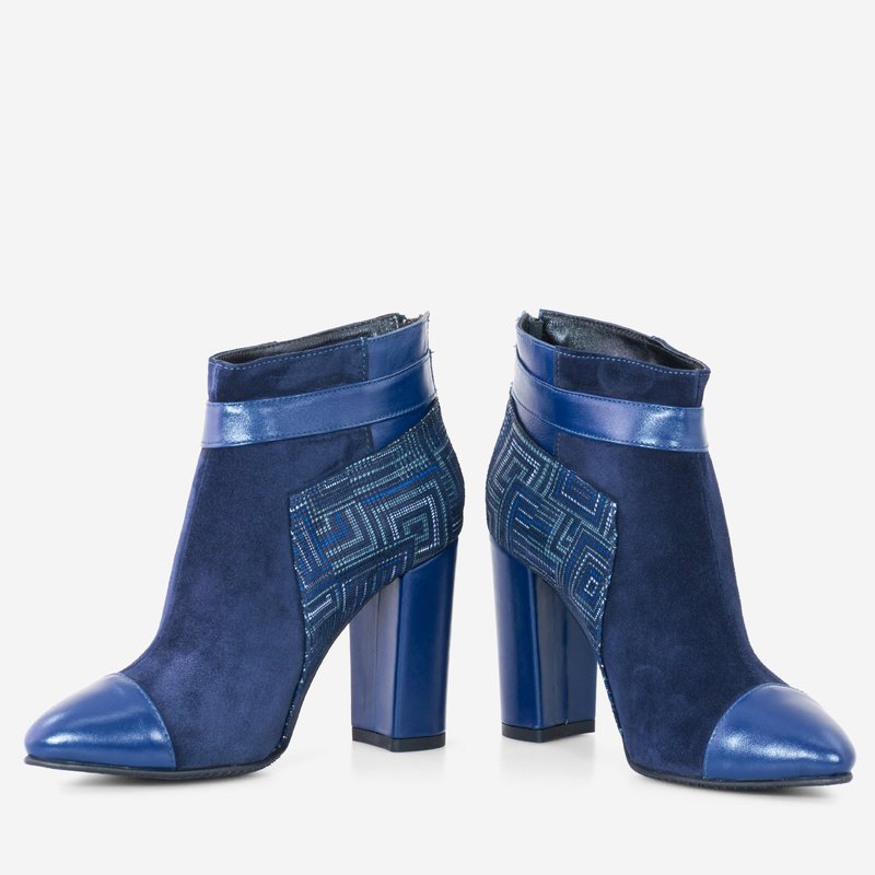 Botine Dama Piele Bleumarin Isabel D14 - orice culoare