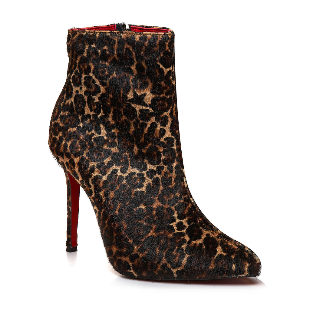 Botine Stiletto Piele Imprimeu Animal Print L22 - Orice Culoare