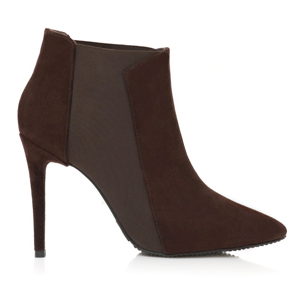 Botine Piele Simple Brown E4 - Orice Culoare