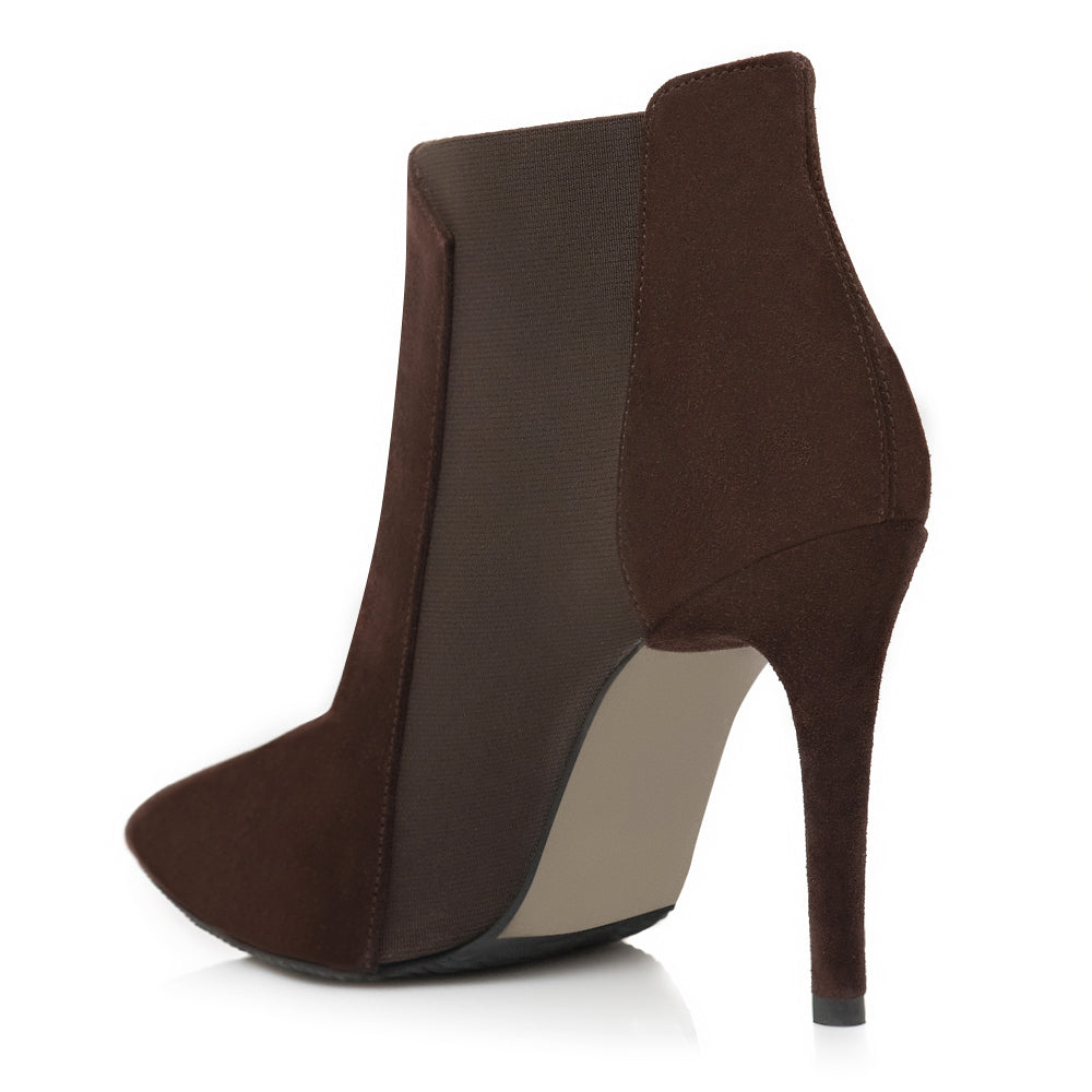 Botine Piele Simple Brown E4 - Orice Culoare