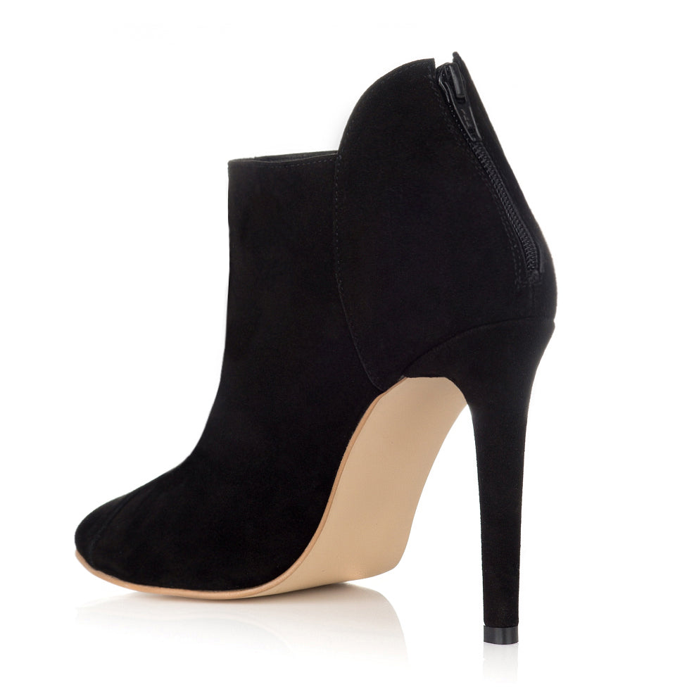 Botine Stiletto Piele Intoarsa Seduce F24 - orice culoare