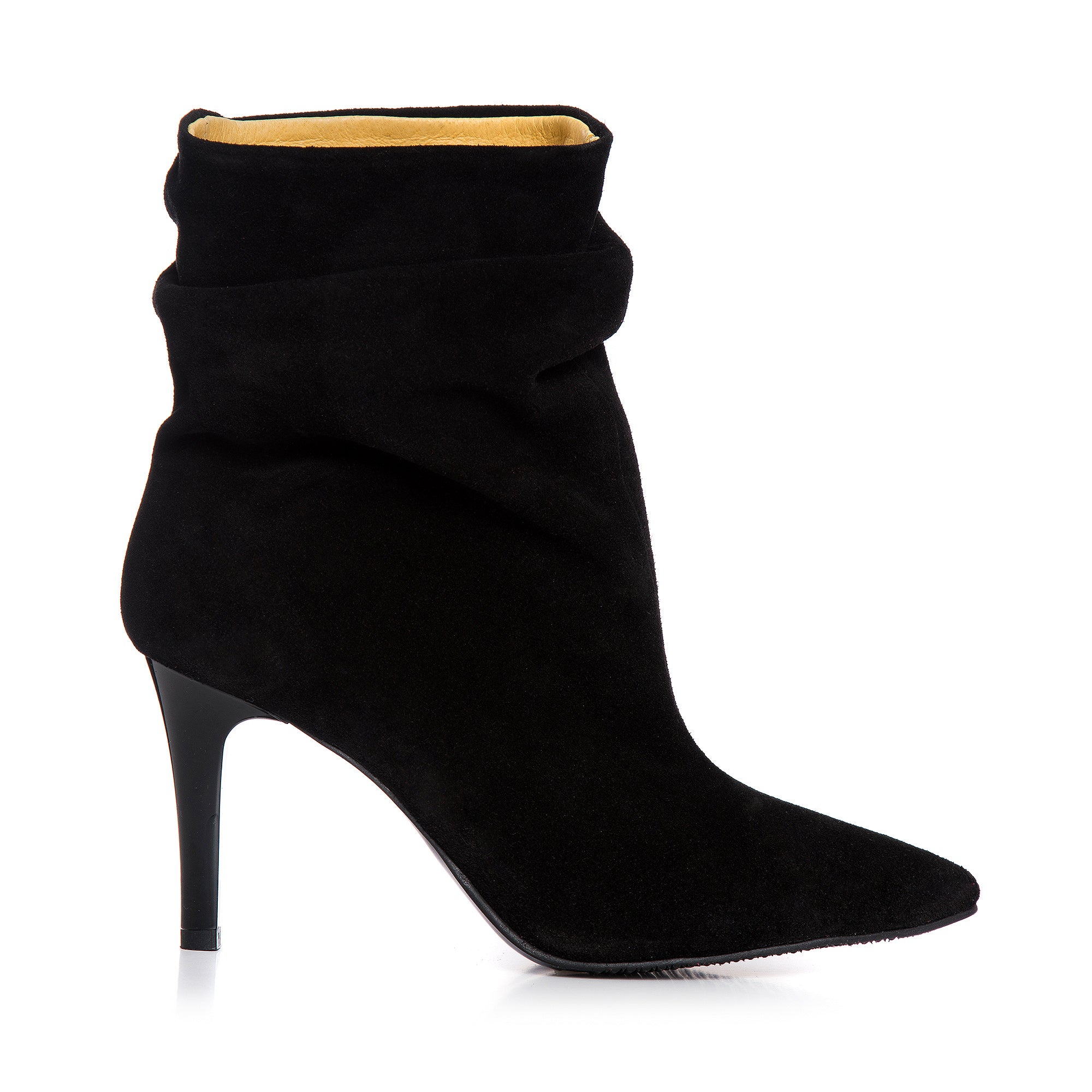 Botine Piele Intoarsa Fronsate Mini C7 - Orice Culoare