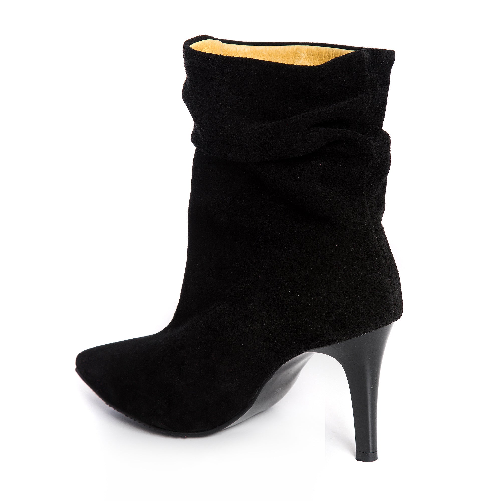 Botine Piele Intoarsa Fronsate Mini C7 - Orice Culoare