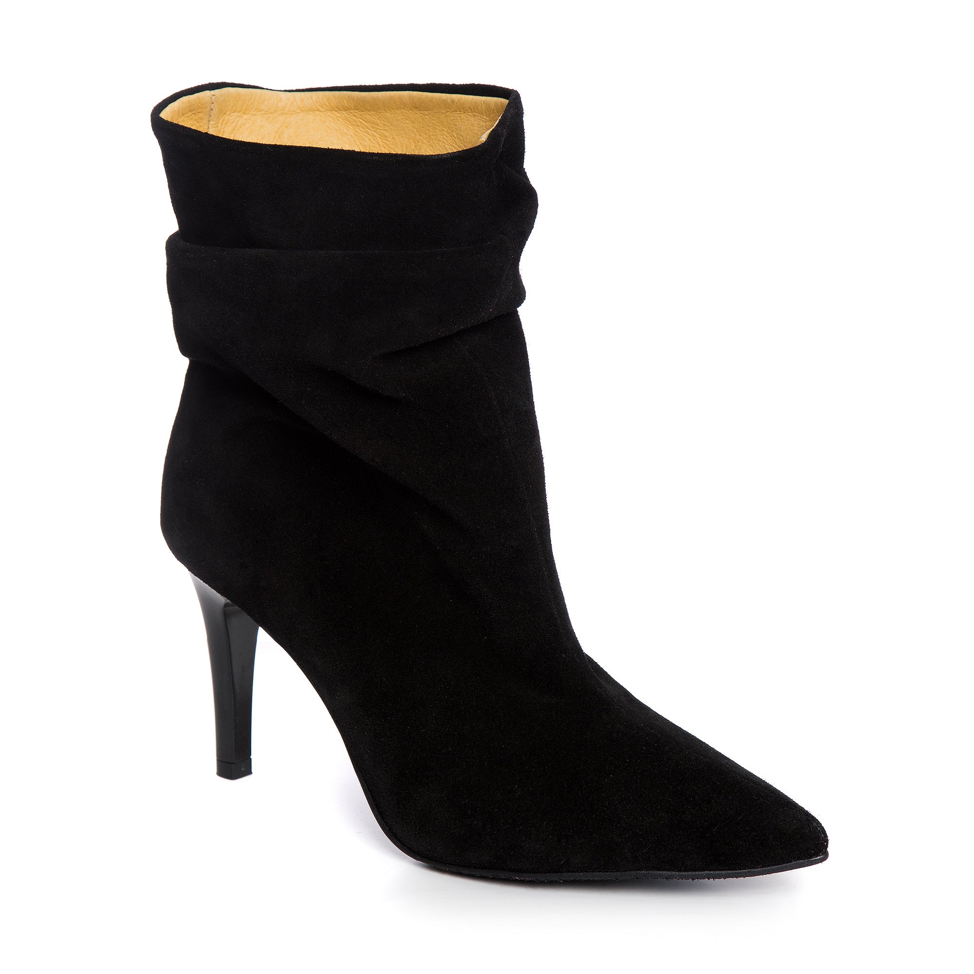 Botine Piele Intoarsa Fronsate Mini C7 - Orice Culoare