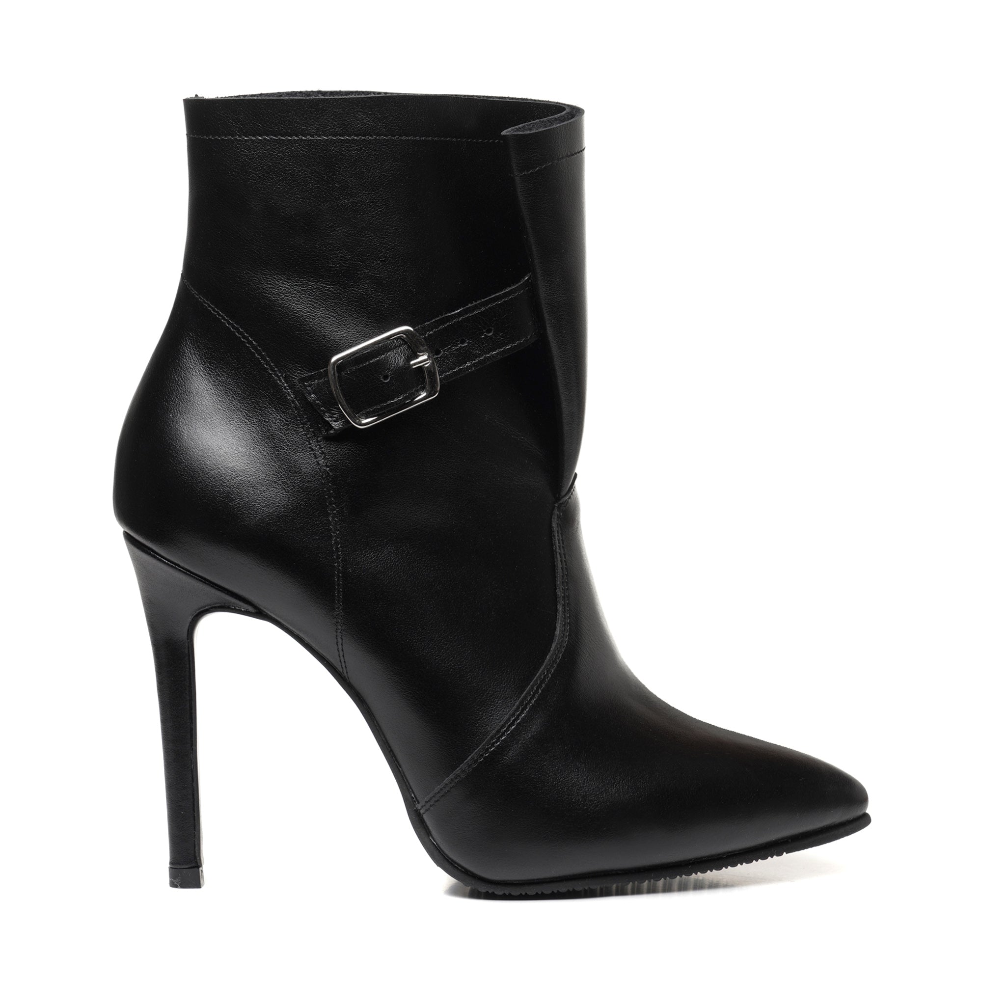 Botine Stiletto Piele Negru Delia L21 - Orice Culoare