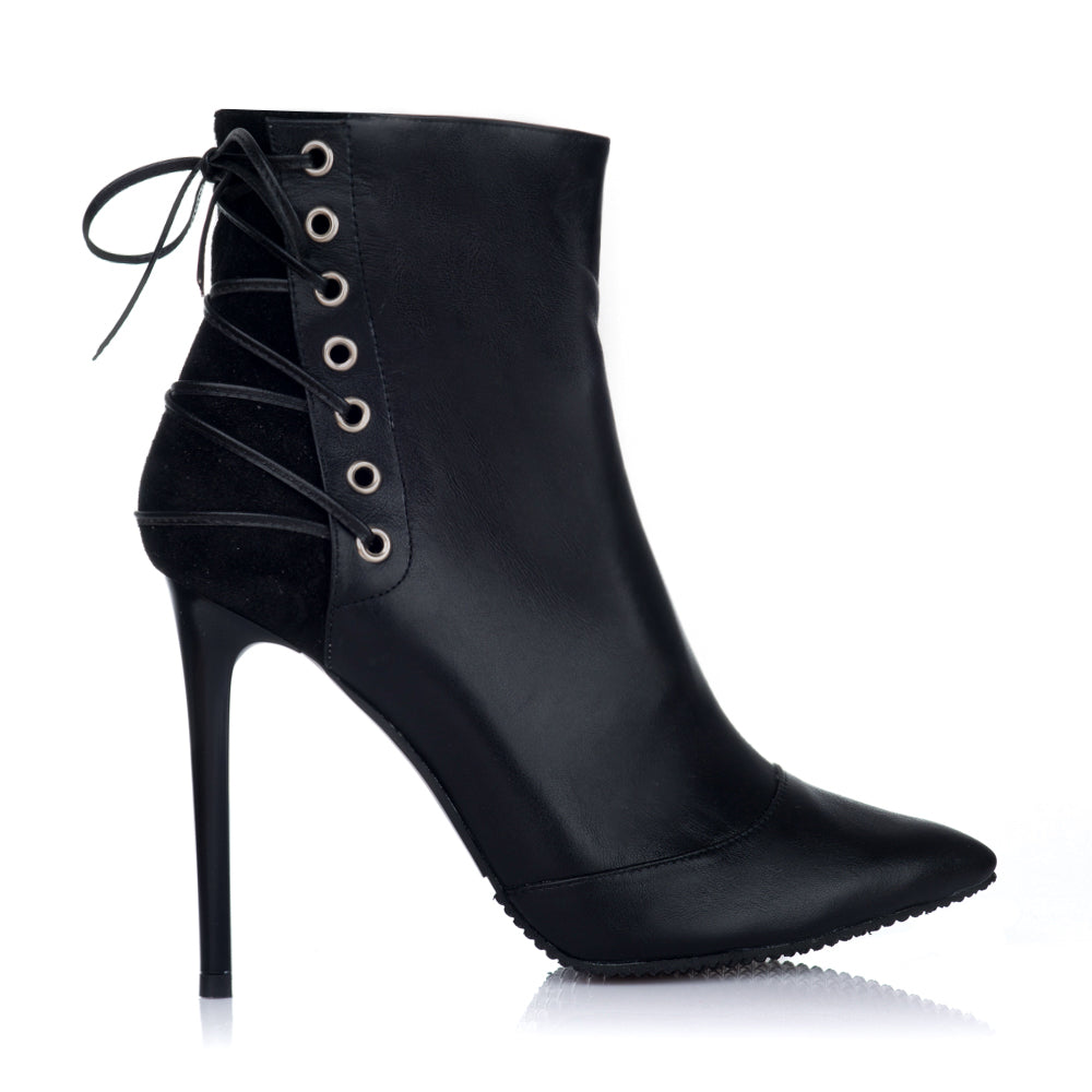 Botine Stiletto Piele Negru S1 - orice culoare