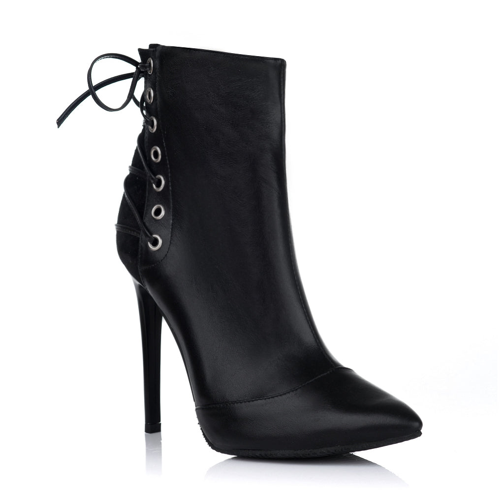 Botine Stiletto Piele Negru S1 - orice culoare