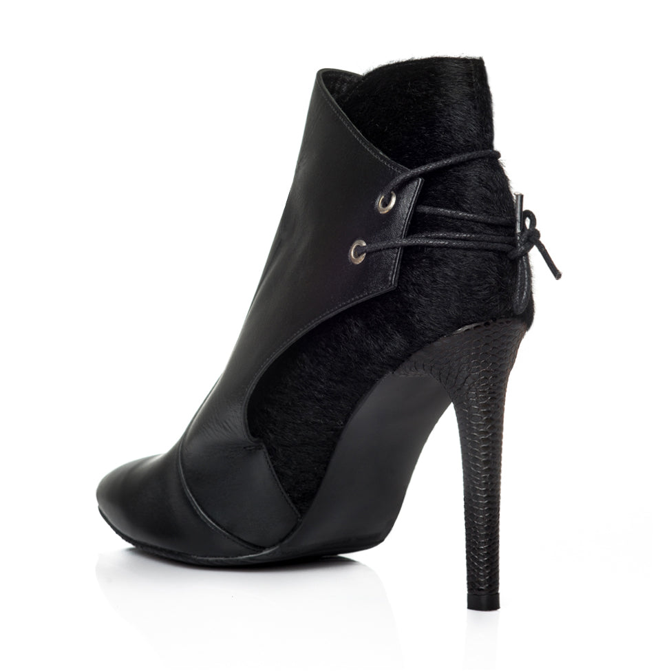 Botine Stiletto Piele Ponei F12 - orice culoare