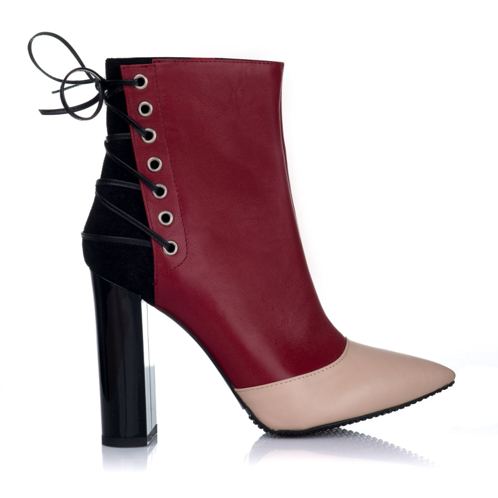 Botine Stiletto Toc Gros Siret S2 - orice culoare