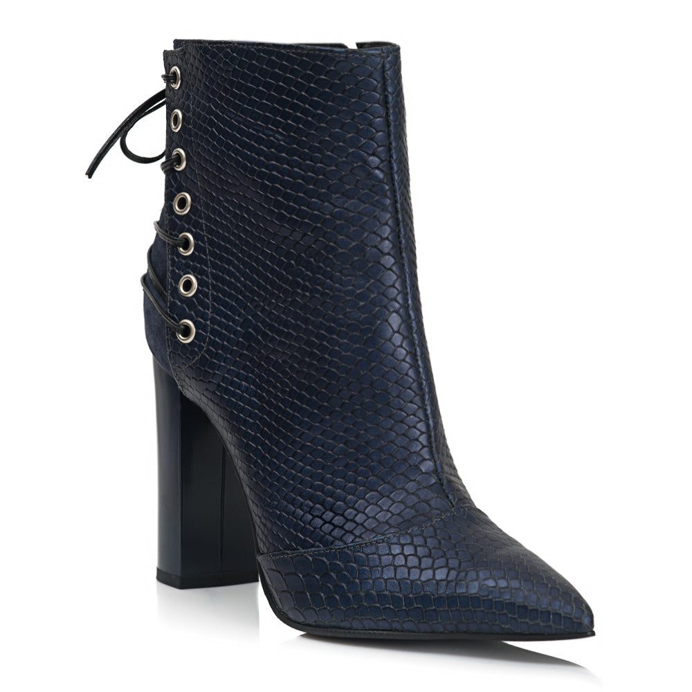 Botine Stiletto Toc Gros Siret S2 - orice culoare