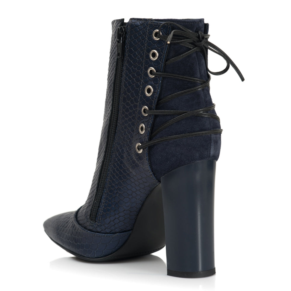 Botine Stiletto Toc Gros Siret S2 - orice culoare