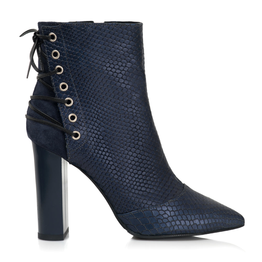 Botine Stiletto Toc Gros Siret S2 - orice culoare